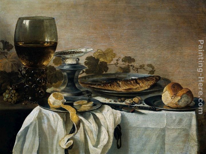 Pieter Claesz Still Life with Fish